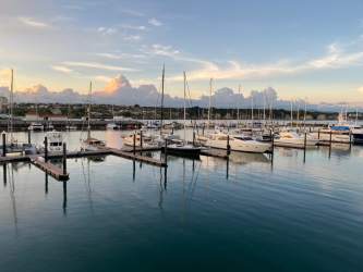 Beautiful oceanfront golf course in Vista Mar with blue ocean backdrop ideal for golfers & investors