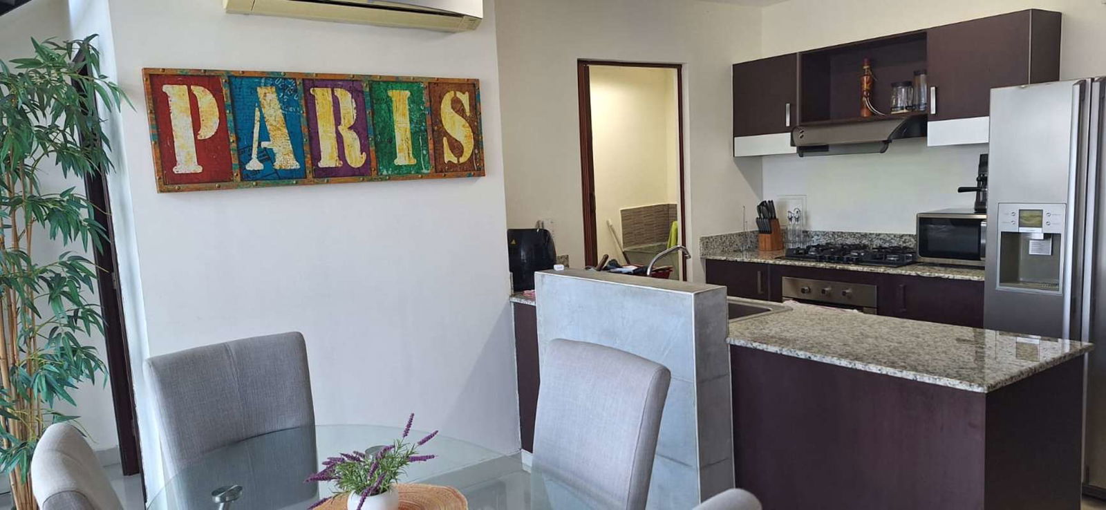 Full equipped kitchen with granite counters PH Vitroloft El Cangrejo