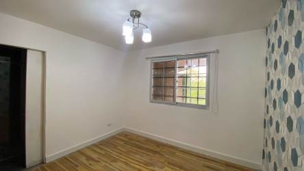 Modern bathroom with vessel sink, glass shower, floating vanity in Villas de Montelimar Panama Oeste