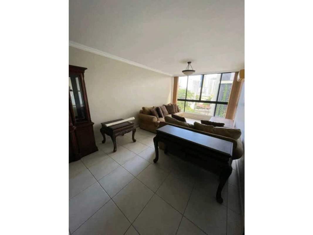 Kitchen with granite countertops, cabinets, stainless steel stove in PH Las Garzas El Cangrejo Panama