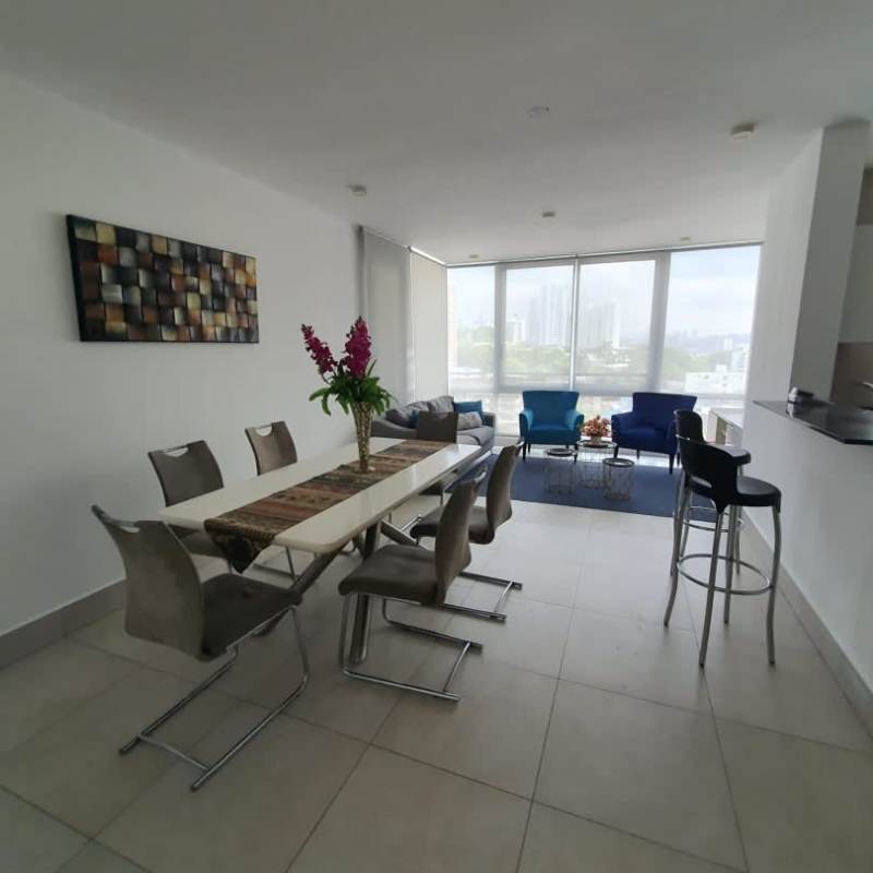 Furnished Apartment with Balcony in El Cangrejo – 2BR 2BA