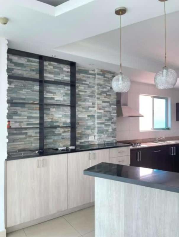 Master bedroom with large window panoramic Pacific Ocean view PH Coco del Mar Panama City