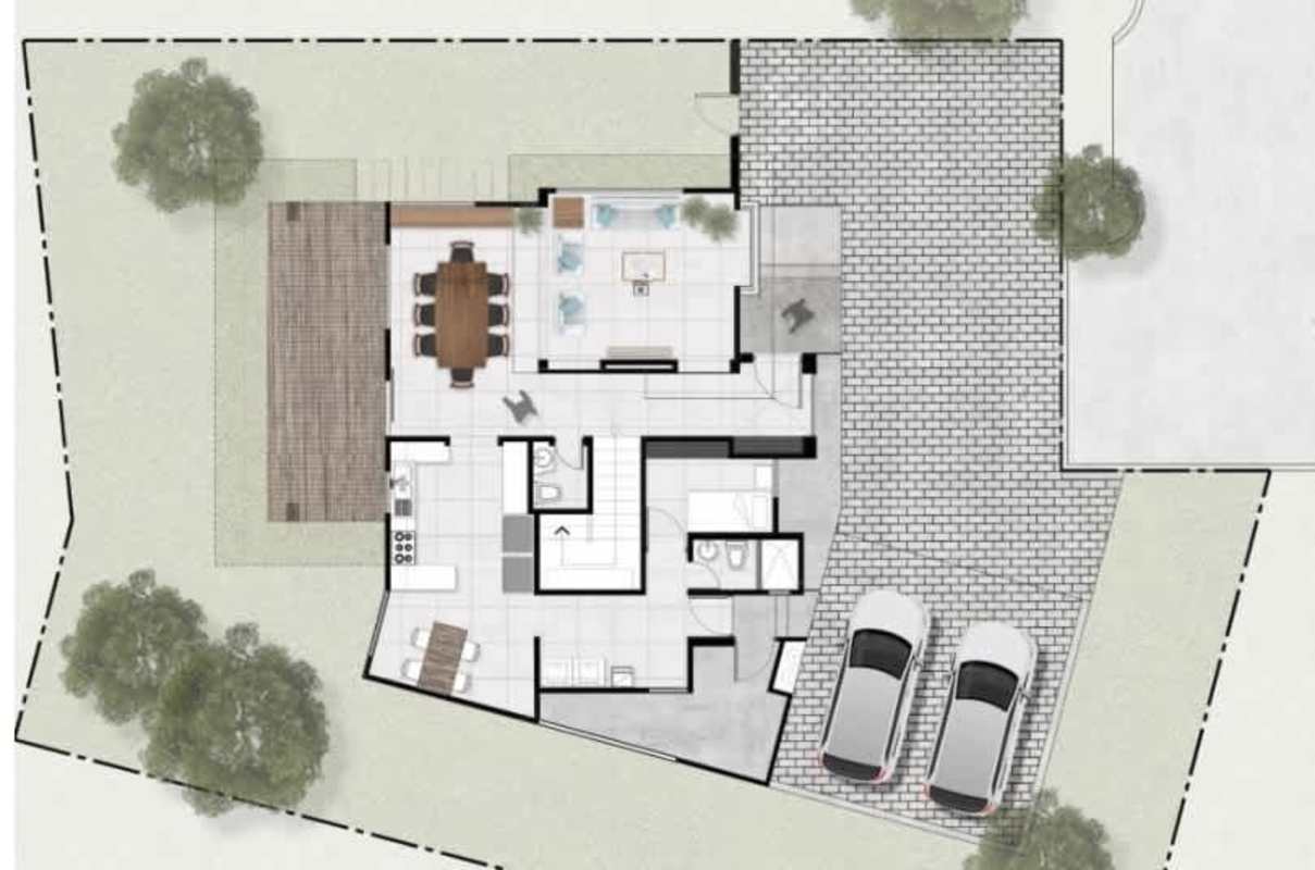 Eco sustainable residential project with pond bridge walking paths Albrook Panama