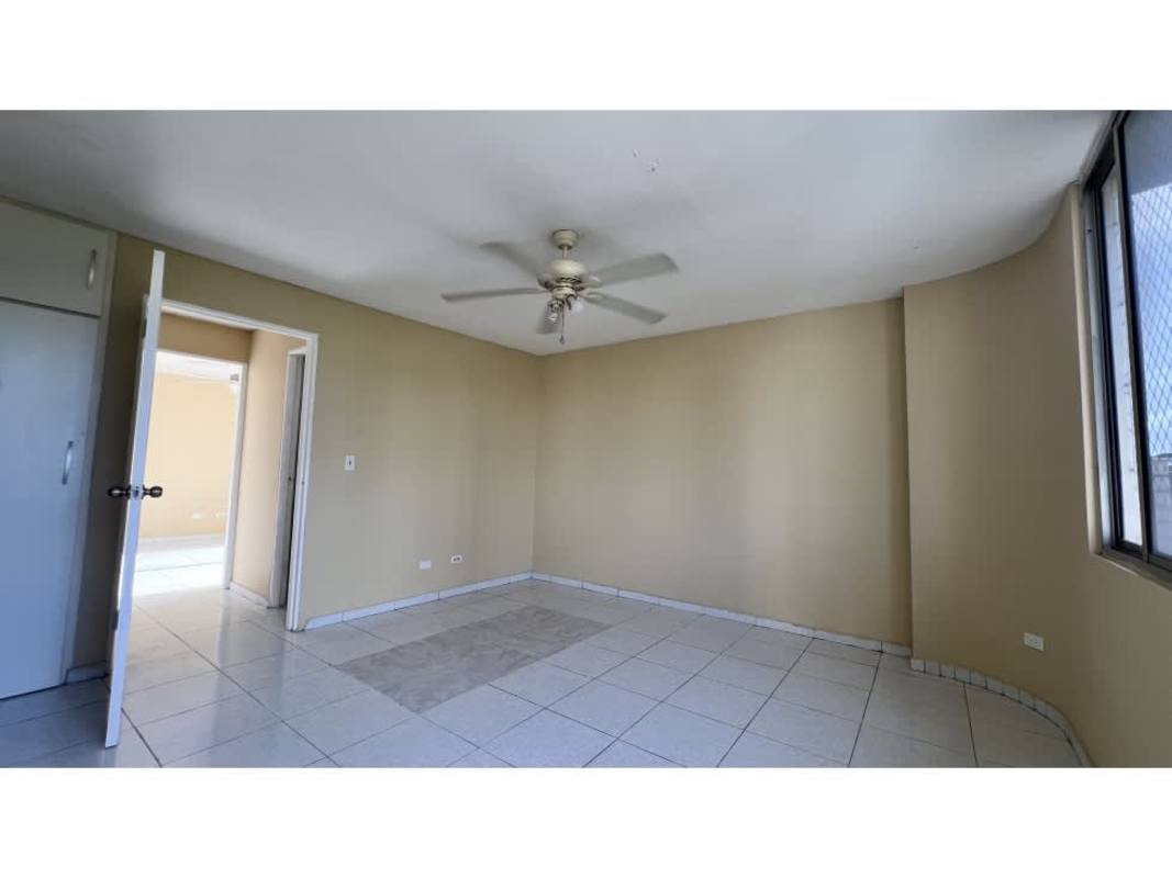 Modern bathroom with glass shower glazed tiles and vanity PH Del Caribe El Cangrejo Panama City