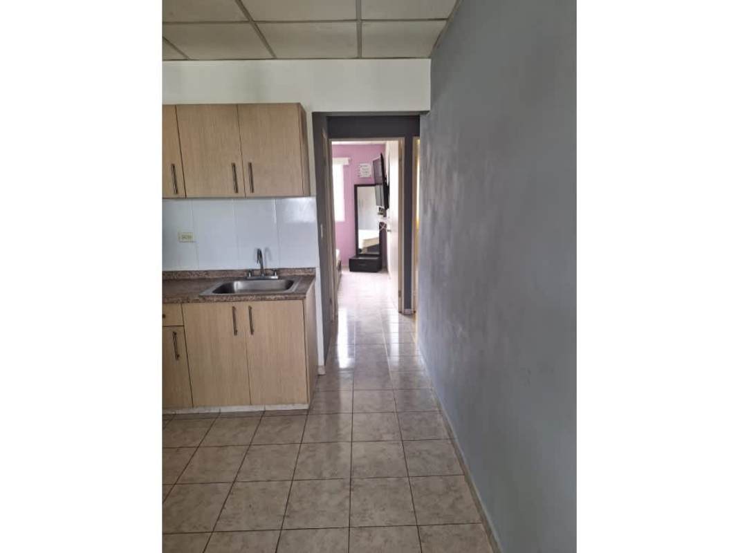 Bedroom with closet, tiled floor, large window in Tocumen Panama