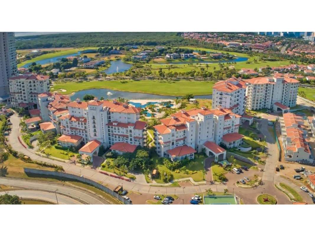 Mediterranean style residential golf resort community aerial PH The Reserve Panama