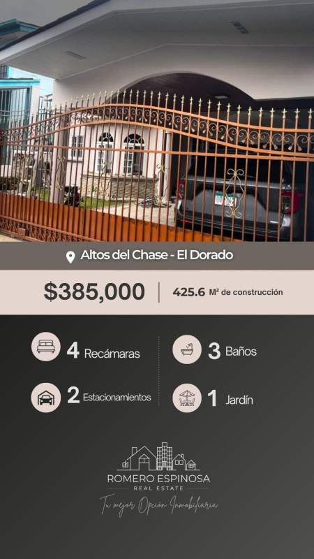 Spacious 5BR House with Garden in Altos del Chase El Dorado