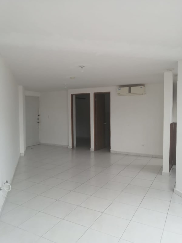 Minimalist bedroom featuring frosted glass windows and closet PH Llano Bonito Panama City
