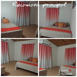 Private pool with dolphin design surrounded by gardens at beach house Villa Coky Nueva Gorgona Panama