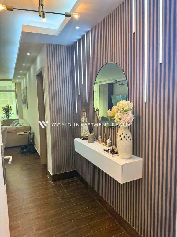 Fully equipped modern kitchen with appliances in PH Costamare luxury apartment Santa Maria Panama