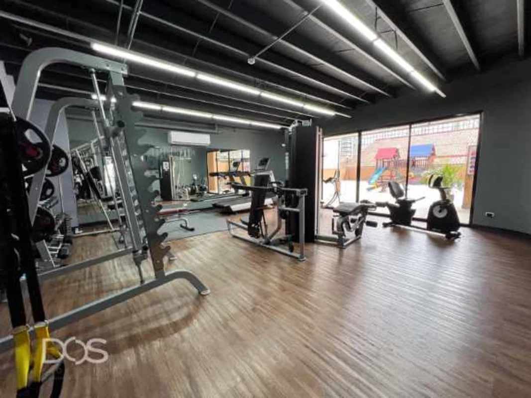 Large empty bedroom with big window and closet doors at PH Marbella Tower Panama City