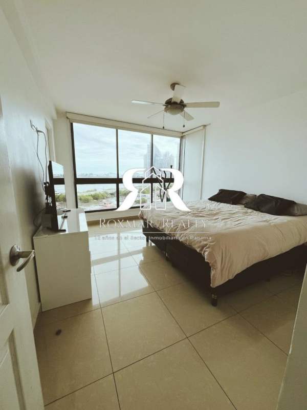 Bedroom with skyline views PH Costa Pacifica Panama City modern for sale