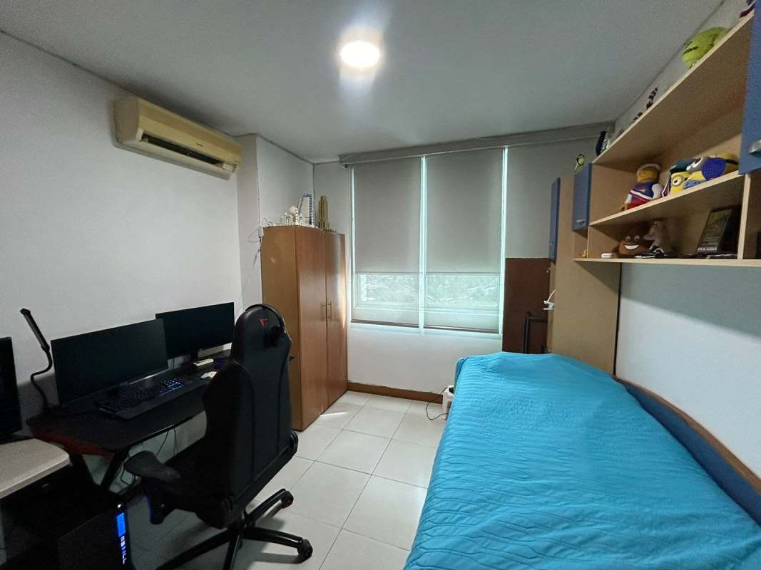 Bright living dining area with large windows balcony access at PH Mont Royale El Cangrejo Panama City