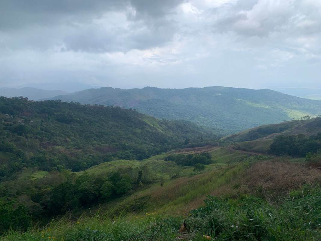 Rolling mountains and valleys with lush greenery perfect for eco-resort Cerro Azul Panama