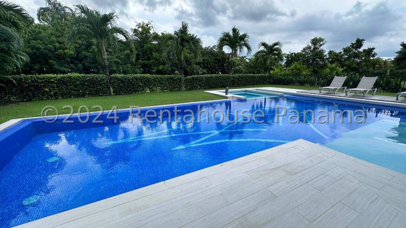 Private pool luxury villa Santa Maria Panama tropical landscaping