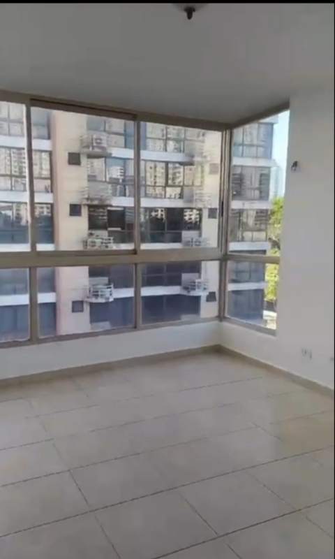 Hallway with window overlooking gardens, tiled floors PH San Francisco Bay Panama