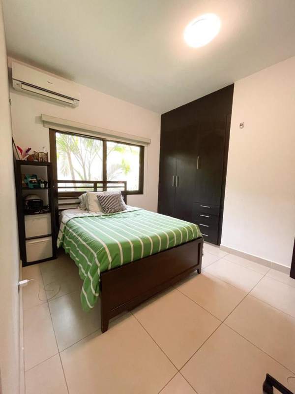 Bright secondary bedroom with built-in closet ensuite bathroom Costa Sur Panama