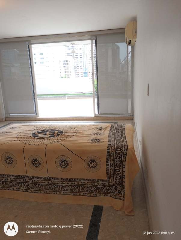 Luxury bathroom with marble walls and tub with ocean view PH Tamanaco Paitilla