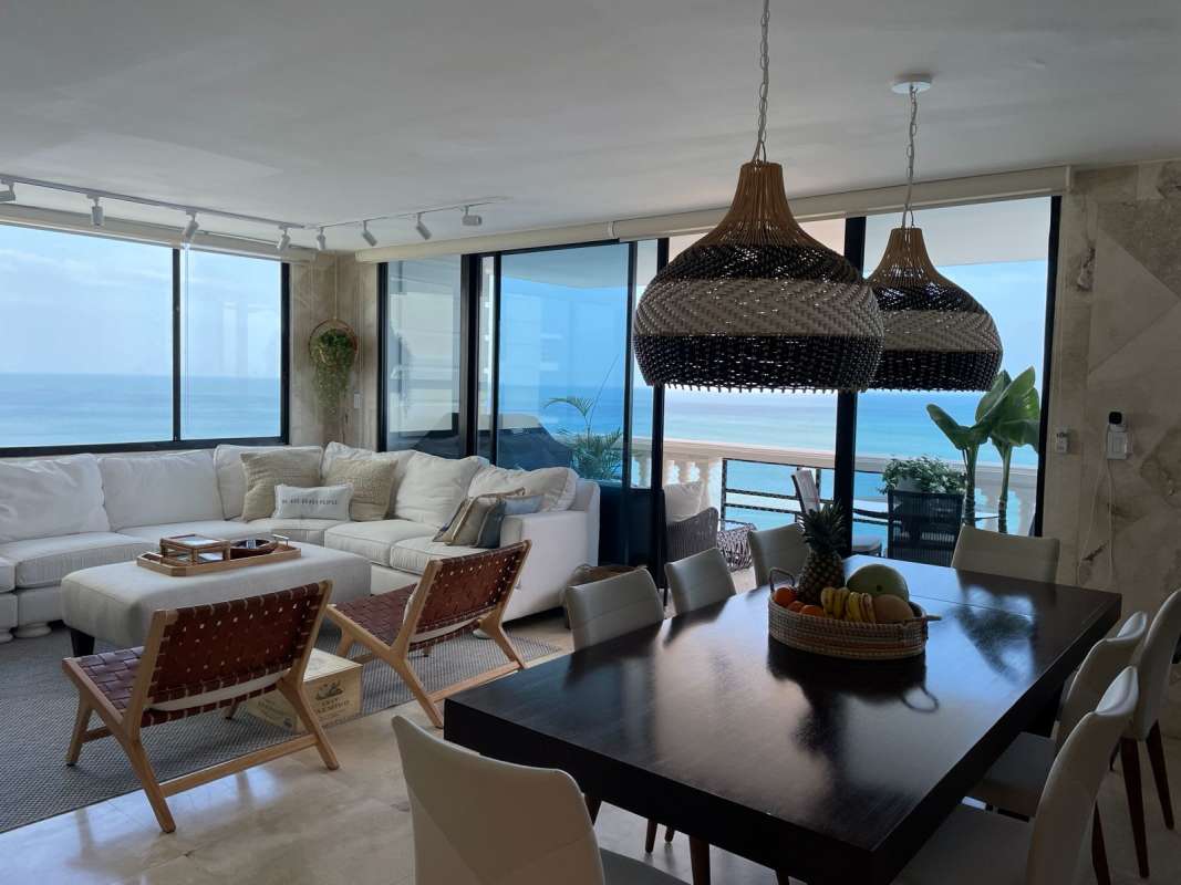 Modern bathroom with walk-in shower tile vanity PH Coronado Country Club Las Lajas Panama