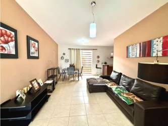 Bright bedroom garden view ceramic floors single family house Los Castaños Panama