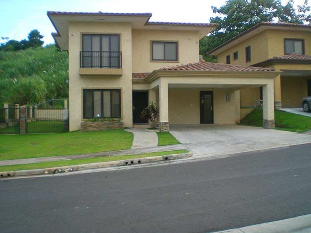 Granite countertops modern wood cabinetry Embassy Club kitchen house for sale Clayton Panama