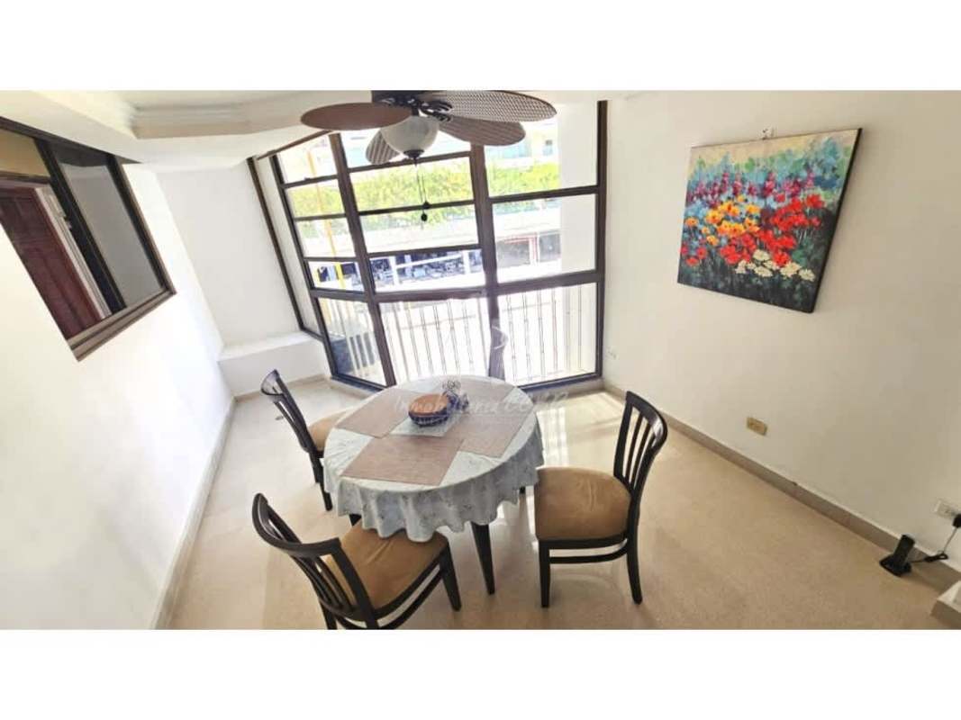 Remodeled kitchen granite counters wide window with ocean view Punta Paitilla Panama