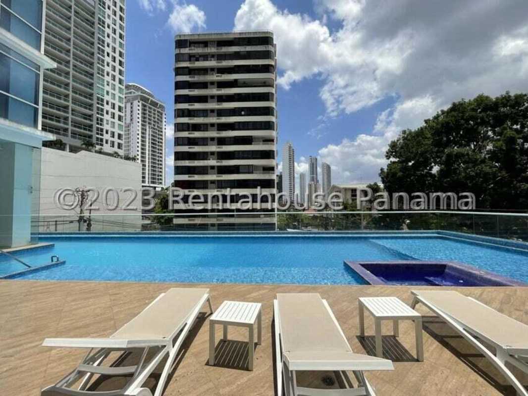 Large balcony overlooking Pacific Ocean at PH Santorini luxury apartment Coco del Mar Panama