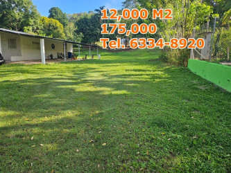 Large green land parcel with countryside views in Panama Oeste Capira near highway