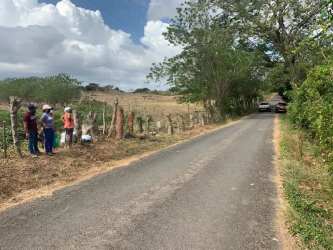 Flat agricultural land with fence La Guabas Panama
