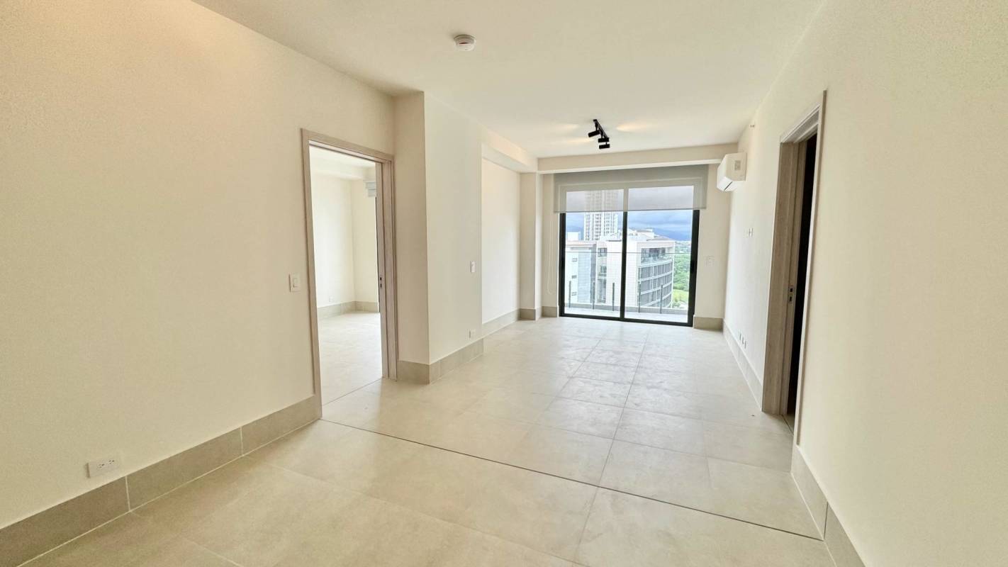 Stylish modern kitchen with built-in appliances at PH Ocean House in Santa Maria Panama