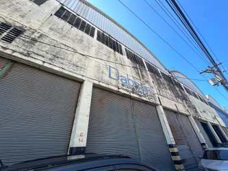 Wide view of loading docks for containers and trucks in Zona Libre Colón Panama