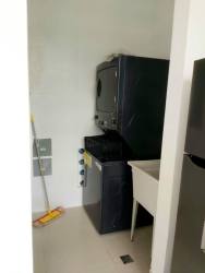 Bedroom with large window AC built-in closet in PH Natura Costa Verde Panama