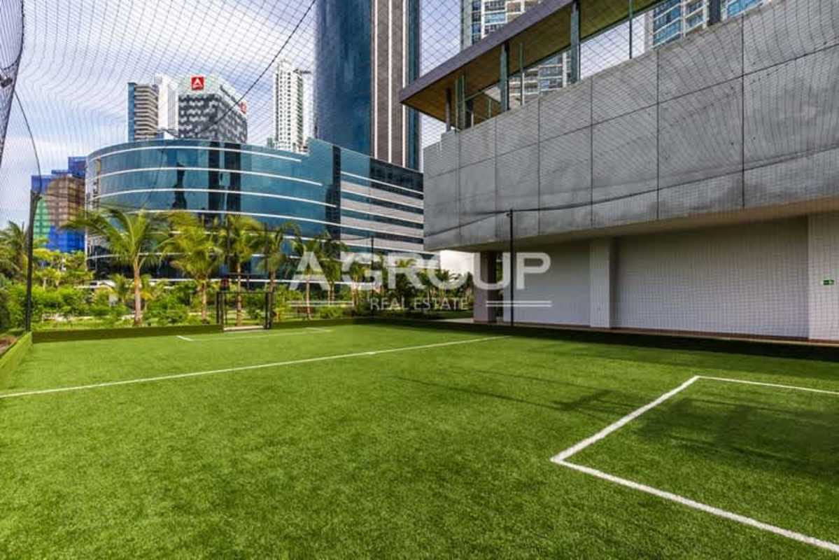 Fully equipped gym with boxing ring, treadmills and bikes in PH Country Club Costa del Este Panama