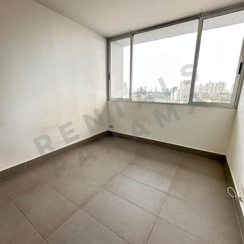 Elegant lobby featuring curved ceiling and marble finishes at Loma Vista Tower Panama City