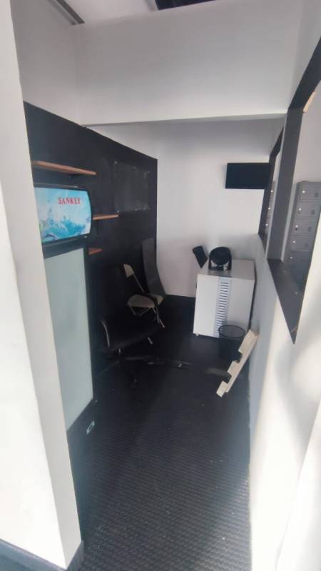 Modern compact office cubicle inside retail commercial space at Plaza 75 San Francisco Panama