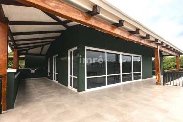 Covered penthouse balcony with ocean views at Blue Venao Playa Venao Panama