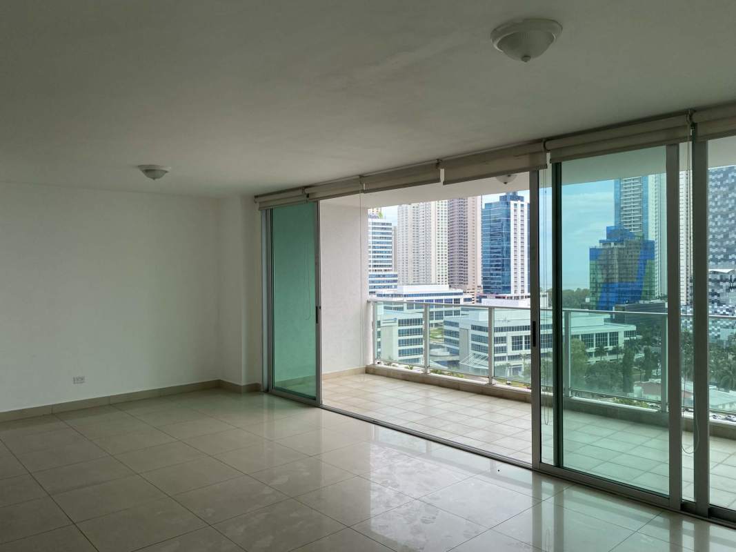 Master bedroom large windows panoramic ocean skyline view Costa del Este