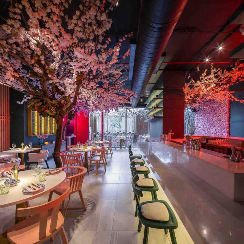 Fully equipped fitness center with panoramic windows at PH Yoo & Arts Panama