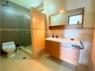 Tennis and football courts within Panama Pacifico community near PH Soleo