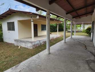 Large covered ranch pavilion with open dining and kitchen in beach estate Costa Esmeralda Panama