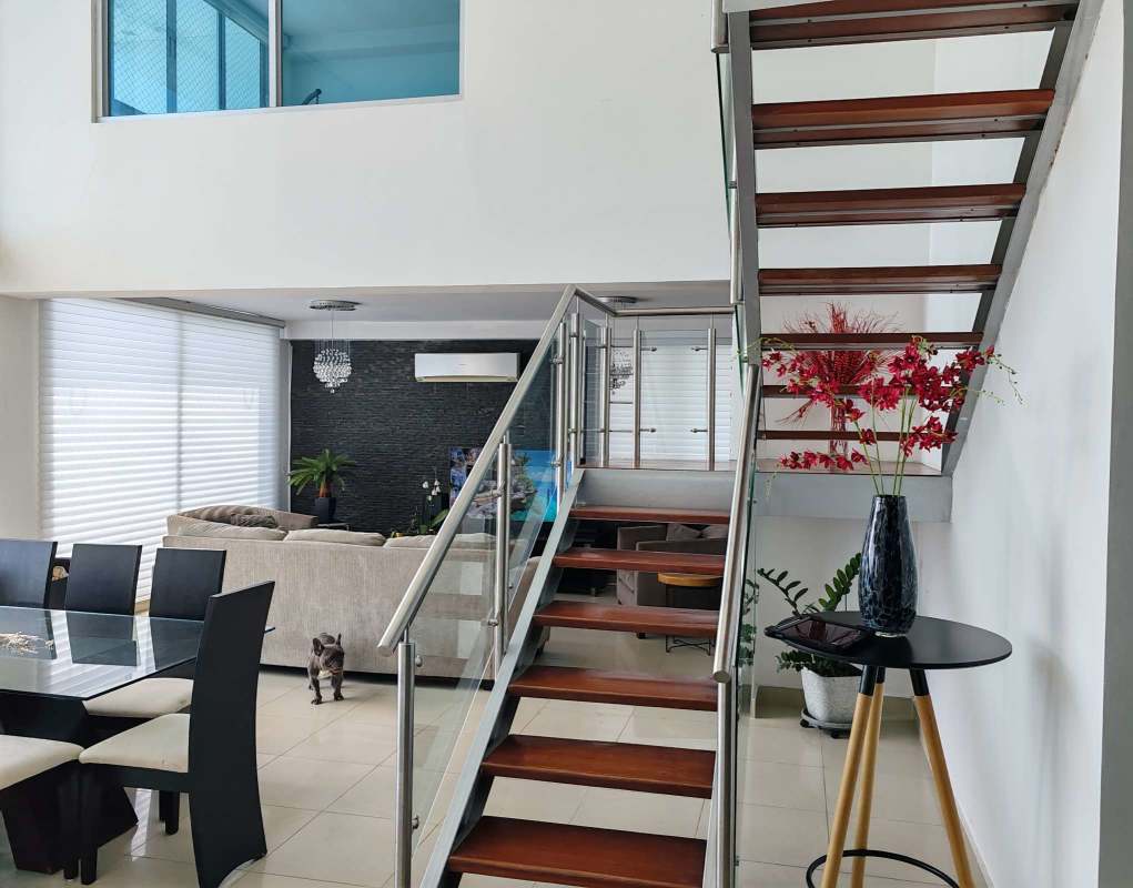 Master suite with terrace and panoramic ocean views PH Riverside Coco del Mar