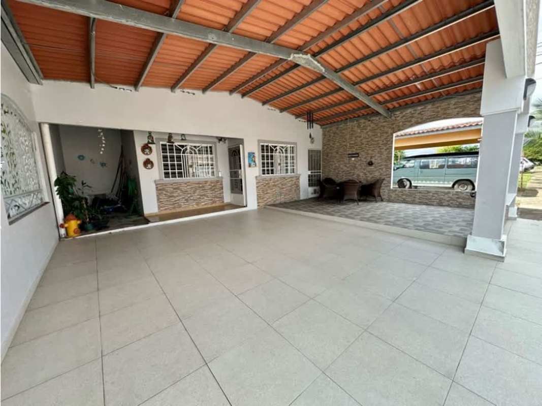 Remodeled kitchen with granite counters and modern cabinets in Punta del Este Tocumen