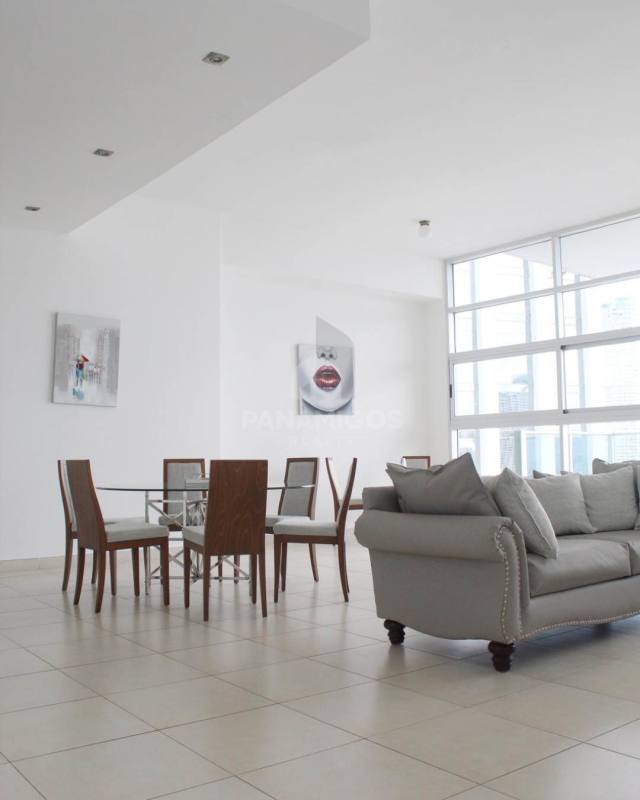 Contemporary master bathroom with glass shower enclosure and modern vanity Waters On The Bay Panama