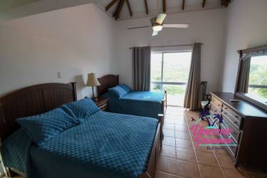 Spacious covered terrace and second-floor lanai balcony luxury townhouse on Mantarraya Golf Panama