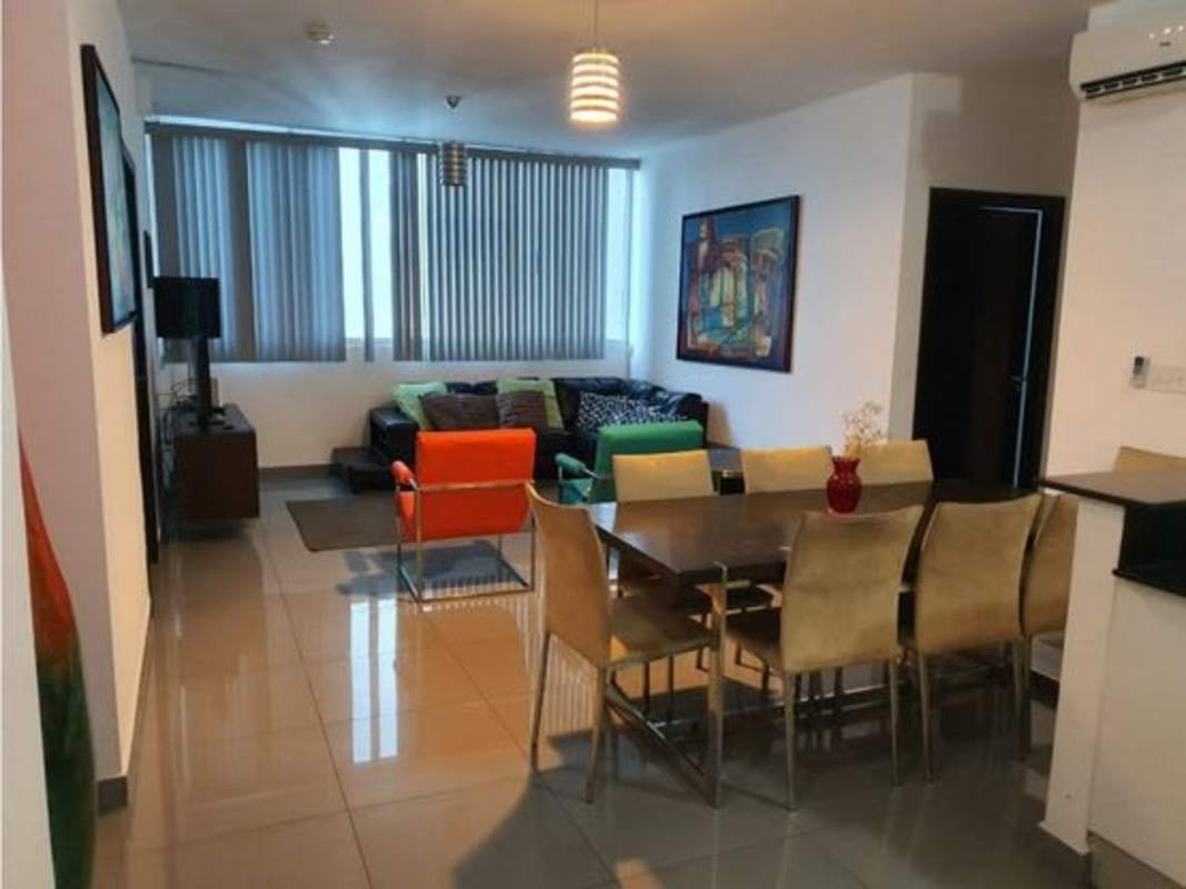 Fully equipped modern kitchen with granite counters and appliances in PH Quartier 74 Panama City