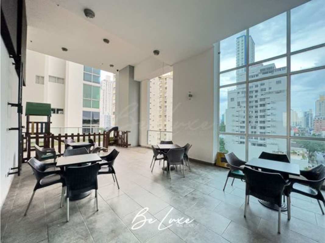 Covered infinity pool with city skyline views at PH Quartier 74 San Francisco Panama