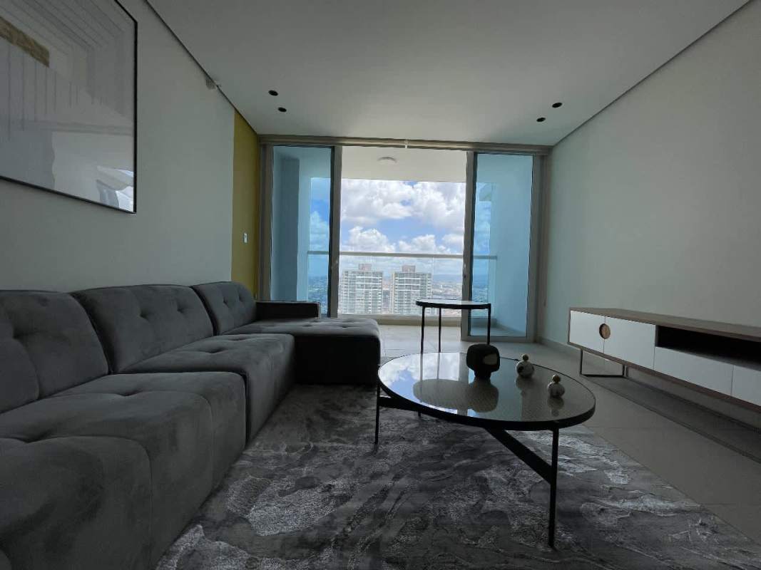 Contemporary kitchen with granite countertops and stainless appliances in PH Country Club Panama