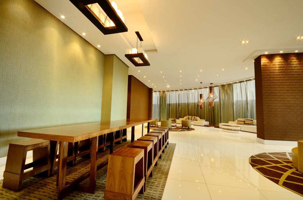 Large balcony with stunning Pacific Ocean views at PH Q Tower Punta Pacifica