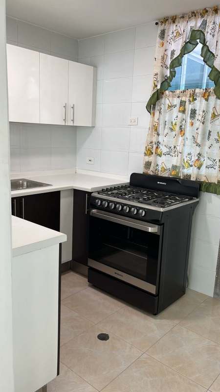 Modern L-shaped kitchen with ample storage in PH Elmare San Miguelito Panama