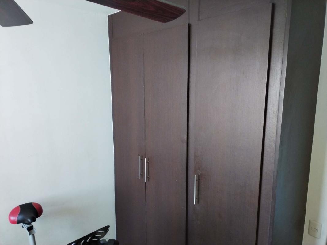 Lobby with two elevators and security systems PH Alsacia Tower apartment complex Panama City